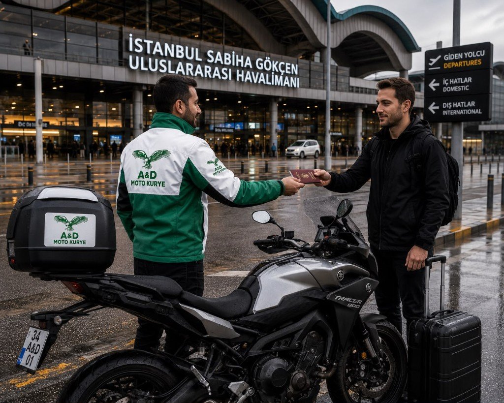 A&D Kurye havalimanı acil evrak ve pasaport teslimatı